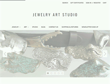 Tablet Screenshot of jewelryartstudio.com